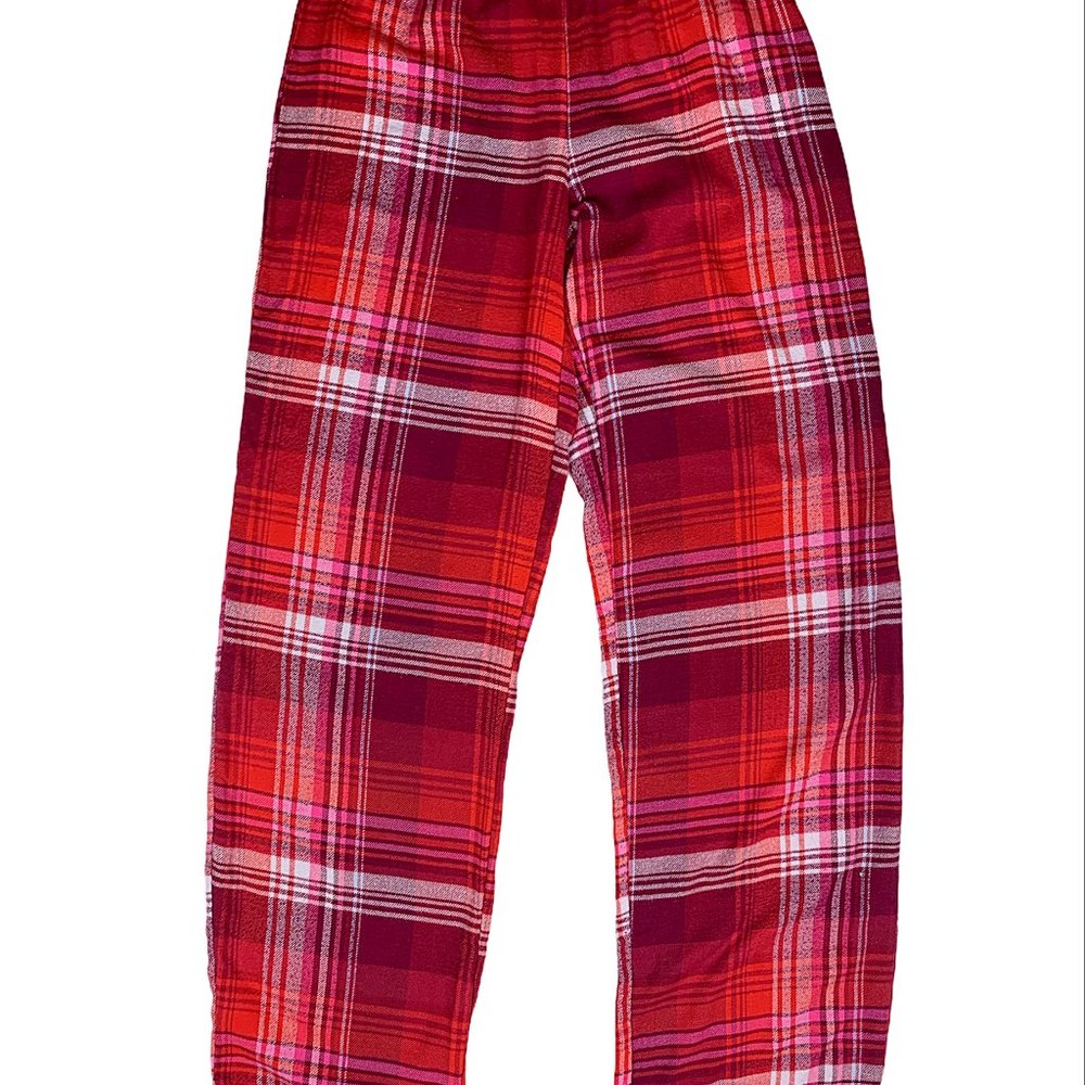 3/$25 Aeropostale Holly Plaid Flannel Sleep Pants - Picture 5 of 10